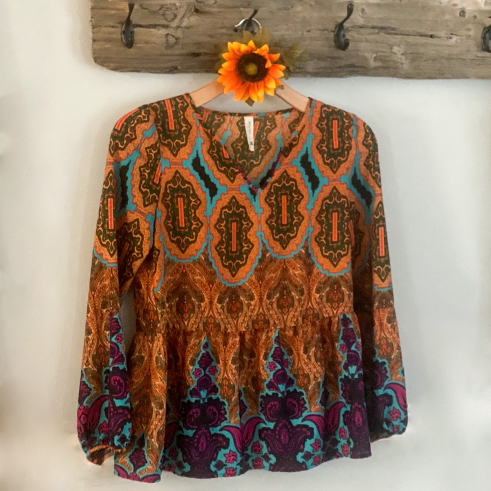 Multi-colored Top for Fall